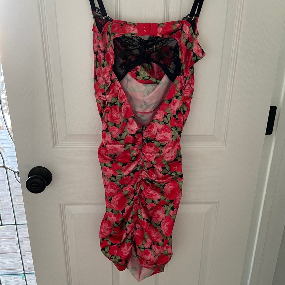 Jodie Floral Silk Dress